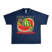 Navy farm fresh watermelon Urban Heavy Tee - Zillion Design Studio