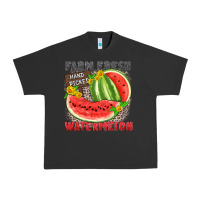 Pigment Black farm fresh watermelon Urban Heavy Tee - Zillion Design Studio