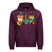 Mauve Wine School Boy Coffee Cup Bbs Urban Hoodie - BundleAndBundleShop