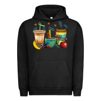 Pigment Black School Boy Coffee Cup Bbs Urban Hoodie - BundleAndBundleShop