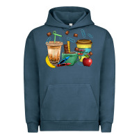 Pigment Midnight Navy School Boy Coffee Cup Bbs Urban Hoodie - BundleAndBundleShop