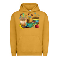 Pigment Peanut Butter School Boy Coffee Cup Bbs Urban Hoodie - BundleAndBundleShop