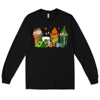 Black camping coffee cups Long Sleeve Tee - Zillion Design Studio
