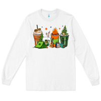 White camping coffee cups Long Sleeve Tee - Zillion Design Studio