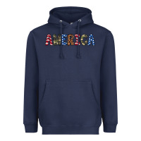 Navy america 4th of july Heavyweight Hoodie - Artiststas