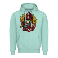 Seafoam football gnome Zipper Hoodie - RacoonDesign