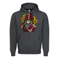 Smoke football gnome Zipper Hoodie - RacoonDesign