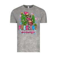 Cloud Rock freezing season skeleton Vintage Tee - Zillion Design Studio
