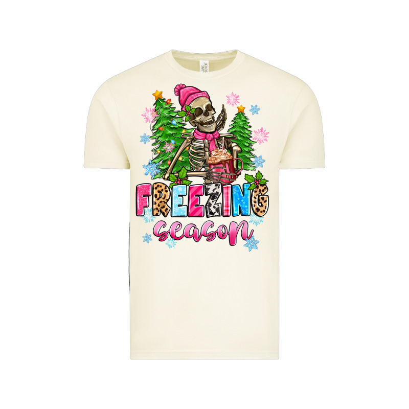 Freezing Season Skeleton Vintage Tee by Zillion Design Studio | Teevron