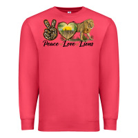 Cardinal peace love lions Premium Sweatshirt - LillyAllenDesigns