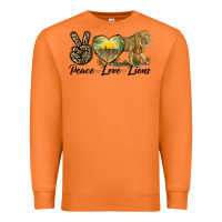 Carrot peace love lions Premium Sweatshirt - LillyAllenDesigns