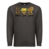 Smoke peace love lions Premium Sweatshirt - LillyAllenDesigns
