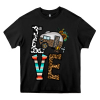 Black love caravan Heavy Core Tee - CowhideDigitalArt