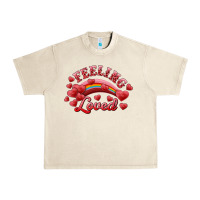 Sandshell Feeling Loved Valentine's Day Urban Heavy Tee - RanaPortraitStore