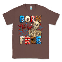 Chestnut Born to be free with skeleton 4th of july Classic Tee - Neo Western