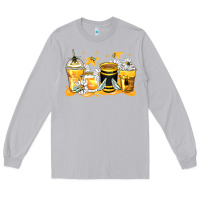 Moon Dust bumble bee coffee cups Long Sleeve Tee - Zillion Design Studio