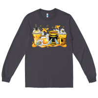 Smoke bumble bee coffee cups Long Sleeve Tee - Zillion Design Studio