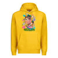 Lemon little cute cow Premium Hoodie - NancyCooperArtShop