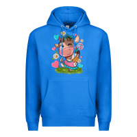 True Royal little cute cow Premium Hoodie - NancyCooperArtShop