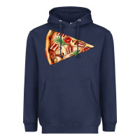 Navy pizza slice Heavyweight Hoodie - AdoDesignShop