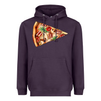 Plum pizza slice Heavyweight Hoodie - AdoDesignShop