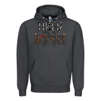 Smoke tired as a mother Zipper Hoodie - CowhideDigitalArt