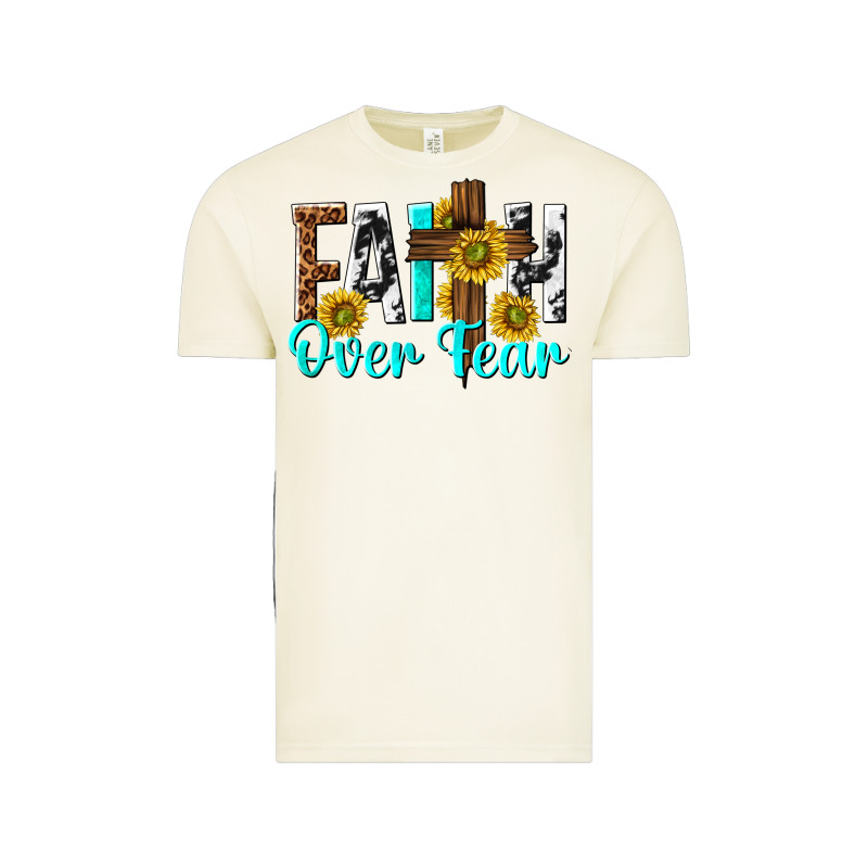 Faith Over Fear Vintage Tee by texasbilliewilder | Teevron
