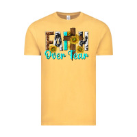 Vintage Mustard faith over fear Vintage Tee - texasbilliewilder
