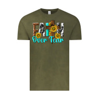 Vintage Olive faith over fear Vintage Tee - texasbilliewilder