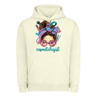 Pigment Pistachio Messy Bun Cosmetologist Bbs Urban Hoodie - BundleAndBundleShop