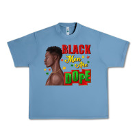 Pebble Blue black men are dope black man Urban Heavy Tee - texasbilliewilder