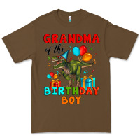 Grandma Of The Birthday Boy T Rex Premium Tee | Teevron