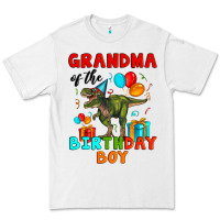 White grandma of the birthday boy t rex Premium Tee - Artiststas