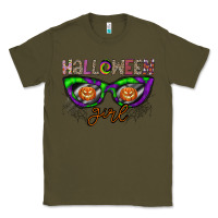 Army Green halloween girl Classic Tee - CowhideDigitalArt