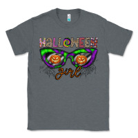 Charcoal Heather halloween girl Classic Tee - CowhideDigitalArt