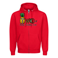 Red two fruity birthday cutie Zipper Hoodie - CowhideDigitalArt