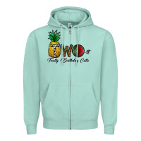 Seafoam two fruity birthday cutie Zipper Hoodie - CowhideDigitalArt
