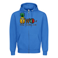 True Royal two fruity birthday cutie Zipper Hoodie - CowhideDigitalArt