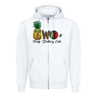 White two fruity birthday cutie Zipper Hoodie - CowhideDigitalArt