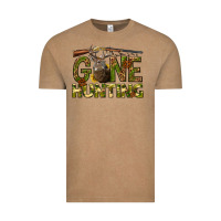 Vintage Coffee gone hunting western Vintage Tee - texasbilliewilder