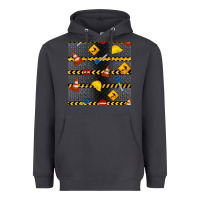 Smoke construction signs seamless pattern Heavyweight Hoodie - BundleAndBundleShop