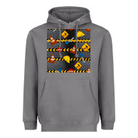 Storm construction signs seamless pattern Heavyweight Hoodie - BundleAndBundleShop