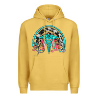 Antique Gold nurse rainbow Premium Hoodie - NancyCooperArtShop