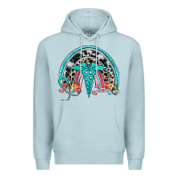 Blue Mist nurse rainbow Premium Hoodie - NancyCooperArtShop