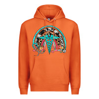 Carrot nurse rainbow Premium Hoodie - NancyCooperArtShop