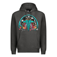 Charcoal Heather nurse rainbow Premium Hoodie - NancyCooperArtShop
