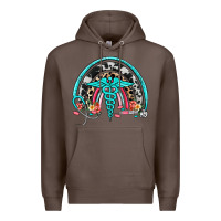Coffee nurse rainbow Premium Hoodie - NancyCooperArtShop