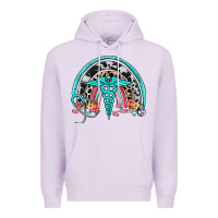 Lilac nurse rainbow Premium Hoodie - NancyCooperArtShop