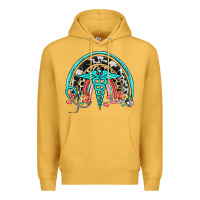 Mustard nurse rainbow Premium Hoodie - NancyCooperArtShop