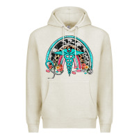 Oatmeal Heather nurse rainbow Premium Hoodie - NancyCooperArtShop